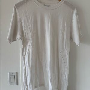 Anine Bing White Short Sleeve Tee